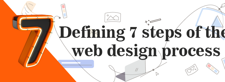 defining 7 steps of the web design process